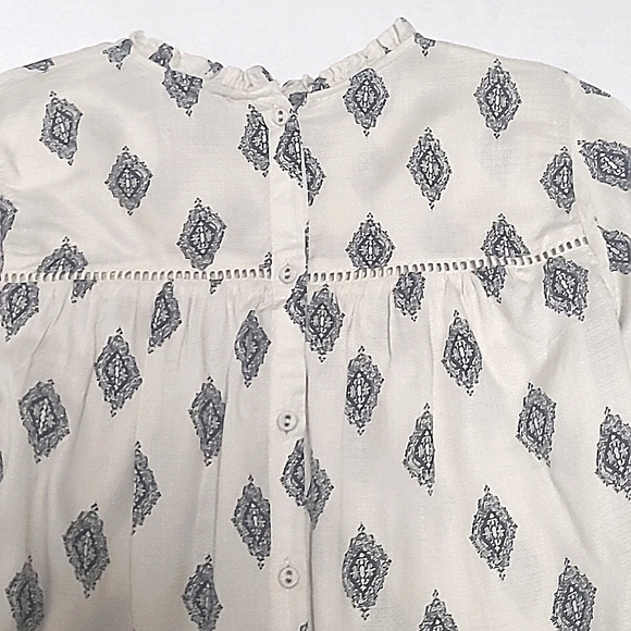 Lucky 3/4 Sleeve Ruffle Blouse - Picture 5 of 7